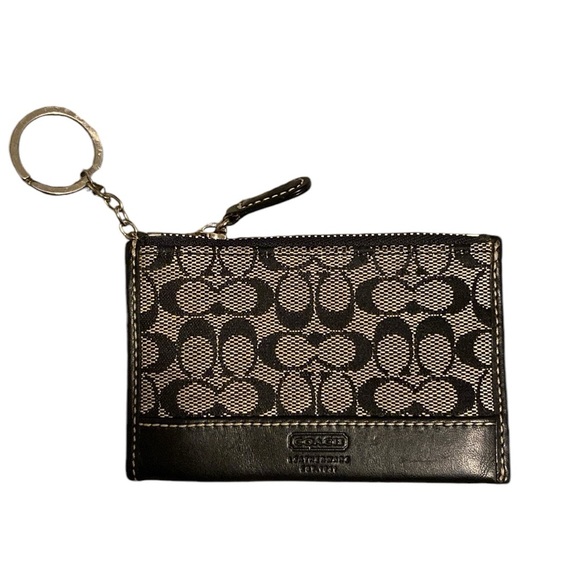 Coach Handbags - COACH monogram keychain card holder coin purse wallet